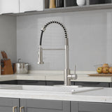 Pull down kitchen faucet