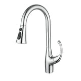 Pull down kitchen faucet